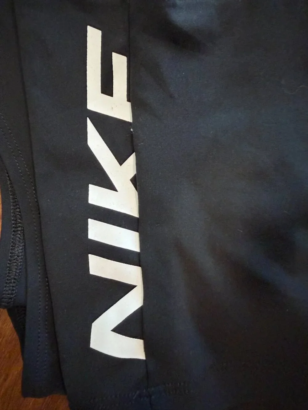 Nike Pro Dri-Fit Crop Tank Top Women's Size L Black